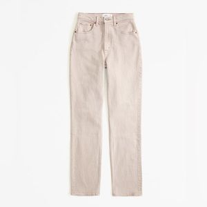 Abercrombie Curve Love Ultra High Rise 90’s Straight Jean